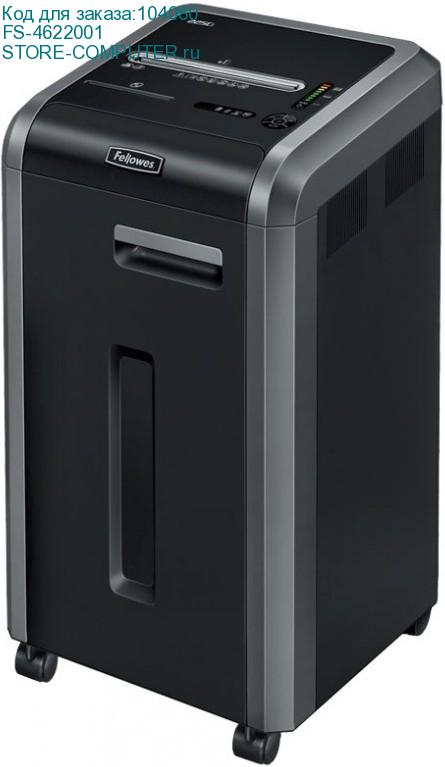 Шредер PowerShred 225Ci (секр. 3, 3.9х38мм,20cт,60лтр.Уничт.Скобы,Пл.карты,Скрепки,CD) FS-4622001 FS-4622001