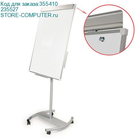 Доска-флипчарт магнитно-маркерная (70х100 см), передвижная, BRAUBERG Стандарт, 235527 235527
