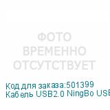 Кабель USB2.0 NingBo USB A(m) - mini USB B (m), 0.3м (NINGBO)