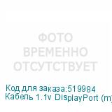 Кабель 1.1v DisplayPort (m) VGA (m) 2м черный NONAME