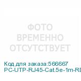 PC-UTP-RJ45-Cat.5e-1m-RD