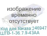 Шкаф уличный всепогодный напольный 36U (Ш700хГ900), две двери (ШТВ-1-36.7.9-43АА) ШТВ-1-36.7.9-43АА