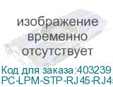 PC-LPM-STP-RJ45-RJ45-C6a-2M-LSZH-GY
