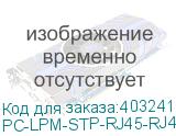 PC-LPM-STP-RJ45-RJ45-C6a-5M-LSZH-GY