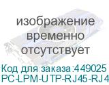 PC-LPM-UTP-RJ45-RJ45-C6a-3M-LSZH-GY