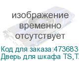 Дверь для шкафа TS,T2 металл 47U Ширина 800 серая, с перфорацией Netko