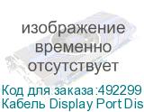 Кабель Display Port DisplayPort (m) - DVI (m), GOLD , 2м, черный (NONAME)