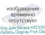 Кабель Display Port DisplayPort (m) - DVI (m), GOLD , 3м, черный (NONAME)