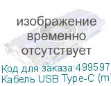 Кабель USB Type-C (m) - USB (m), 1м, в оплетке, 2.4A, черный (NONAME)