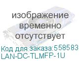 Фальш-панель Lanmaster (LAN-DC-TLMFP-1U) выс.45мм 1U черный (LANMASTER) LAN-DC-TLMFP-1U