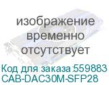 Кабель/ QNAP CAB-DAC30M-SFP28 SFP28 25GBE TWINAXIAL DIRECT ATTACH CABLE, 3.0M CAB-DAC30M-SFP28