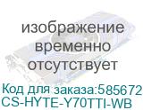 Корпус без блока питания/ Case HYTE Y70 Touch Infinite, Midi-Tower, TG, LCD, no fans, 2xUSB-A 3.2, 1xUSB Type-C, E-ATX, ATX, mATX, mITX White Panda CS-HYTE-Y70TTI-WB CS-HYTE-Y70TTI-WB